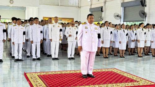 พช.ลานกระบือ ร่วมพิธีน้อมรำลึกเนื่องในวันปิยมหาราช ประจำปี 2569